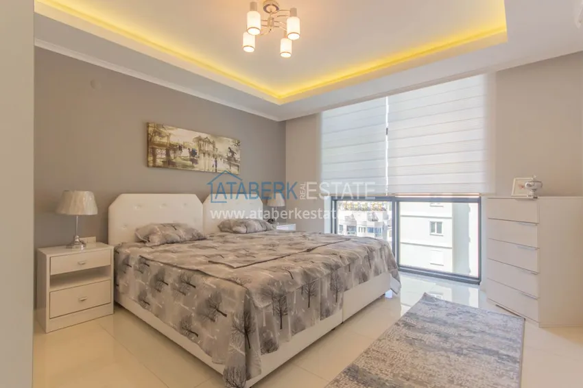 Приобрести Квартира в Махмутларе с новой мебелью, застекленным балконом 13 