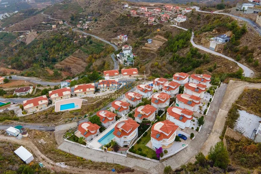 Вилла в Каргыджаке двухэтажная с панорамным видом в коттеджном поселке 8 