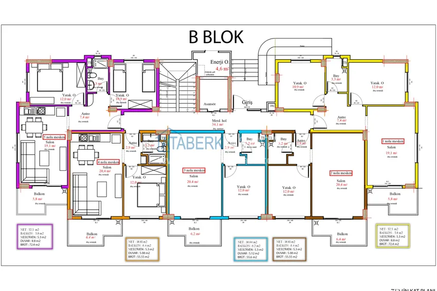 Купить дешево Новый проект семейного комплекса в районе Авсаллар  5 