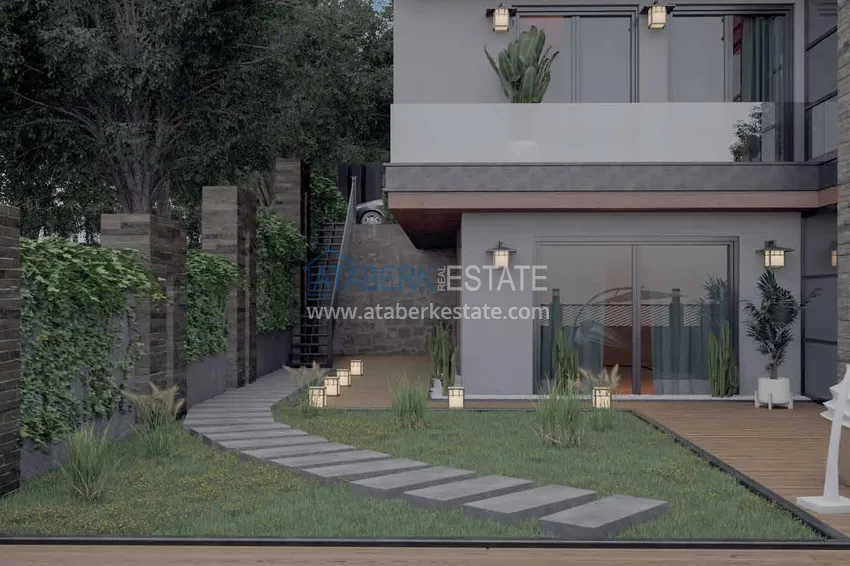 Видовая частная вилла в районе Джикджилли на этапе строительства  8 