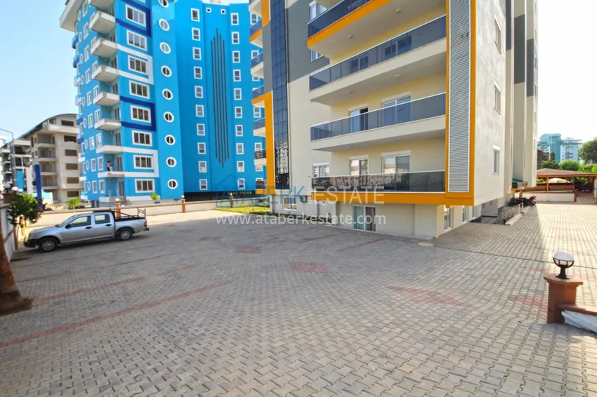 Новая квартира в Махмутларе с мебелью, видом на море в современном комплексе  8 