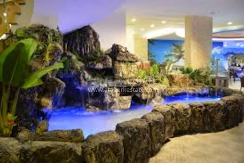 Студия в Махмутларе с мебелью и большим балконом  4 