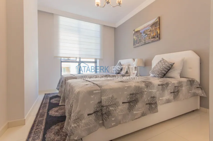 Приобрести Квартира в Махмутларе с новой мебелью, застекленным балконом 15 