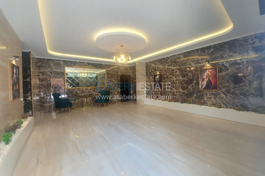 Квартира в Махмутларе с новой мебелью в молодом элитном комплексе 9 