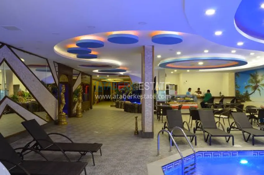 Студия в Махмутларе с мебелью и большим балконом  5 