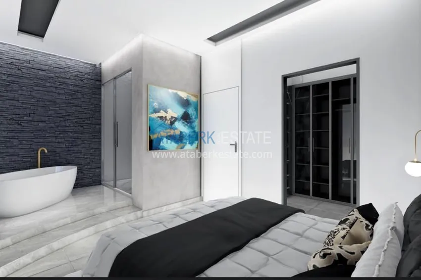 Приобрести Новый проект отдельно стоящих вилл в районе Авсаллар 8 