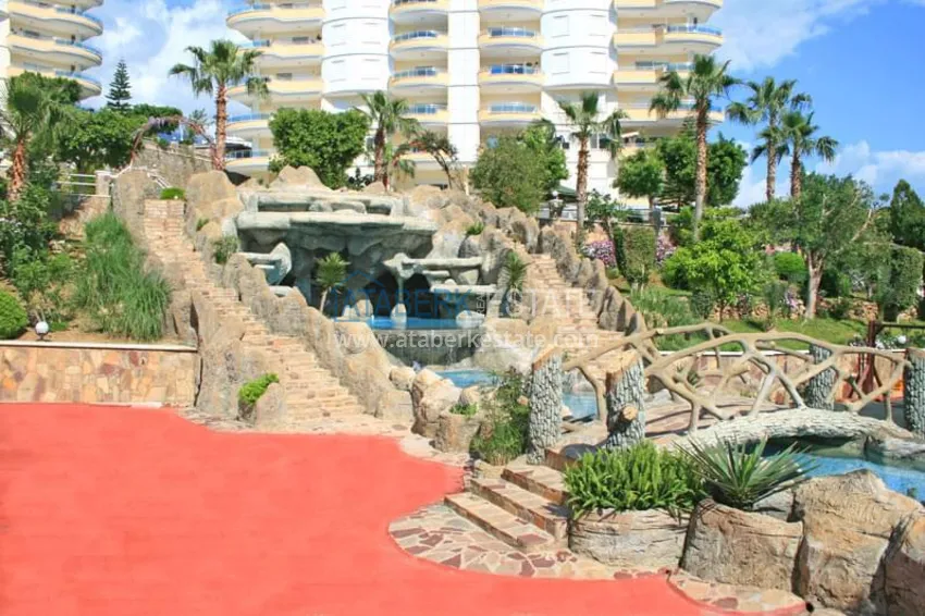 Квартира в Махмутларе с мебелью открытым видом на море и горы 12 