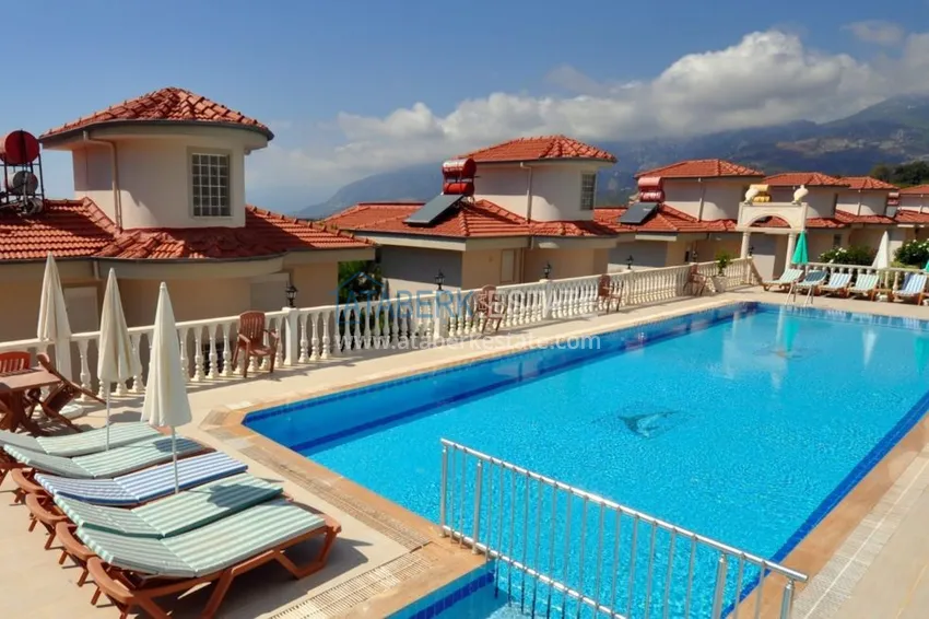 Вилла в Каргыджаке двухэтажная с панорамным видом в коттеджном поселке 10 