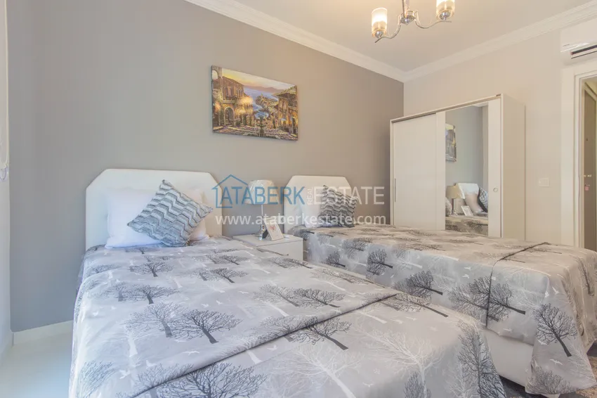 Приобрести Квартира в Махмутларе с новой мебелью, застекленным балконом 16 