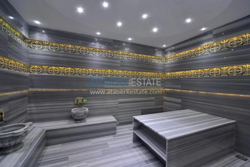 Квартира в районе Оба с мебелью на первой береговой линии 14 