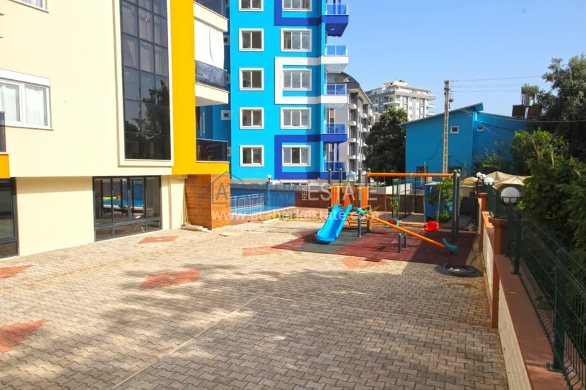 Новая квартира в Махмутларе с мебелью, видом на море в современном комплексе  10 