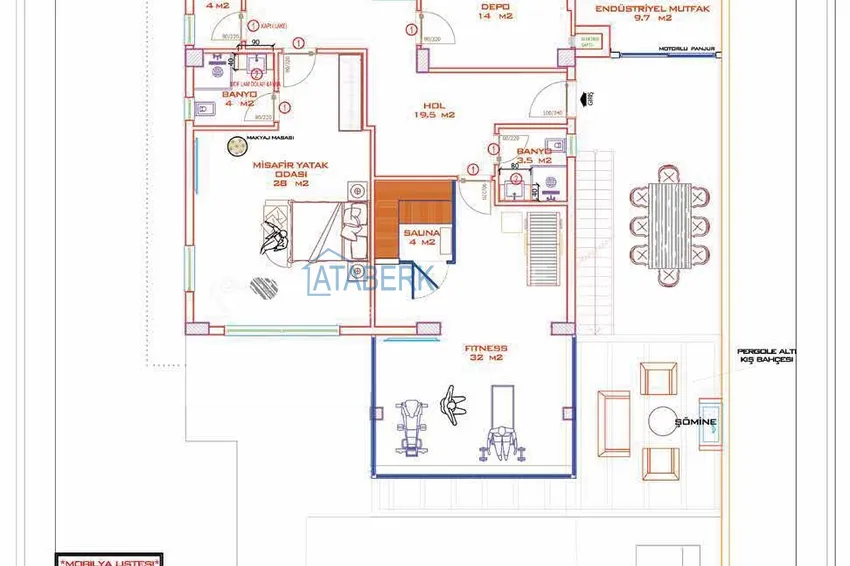 Купить дешево Видовая частная вилла в районе Джикджилли на этапе строительства  1 