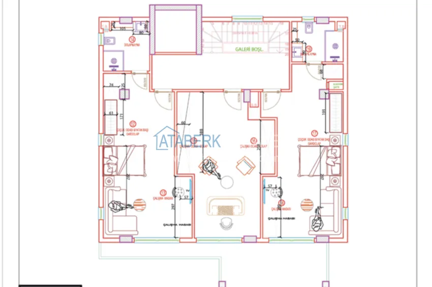 Купить дешево Видовая частная вилла в районе Джикджилли на этапе строительства  3 