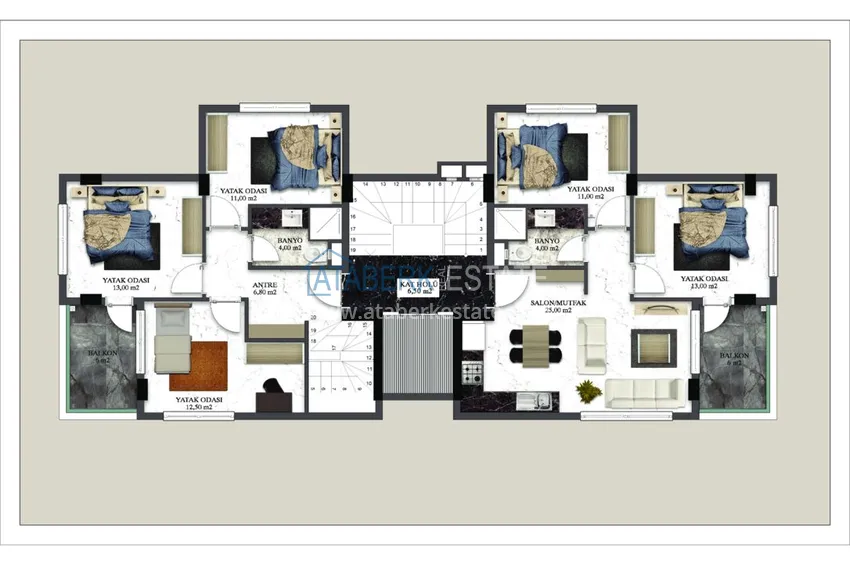 Купить дешево Новостройки Алании – новый проект бутик-комплекса в районе Оба 3 