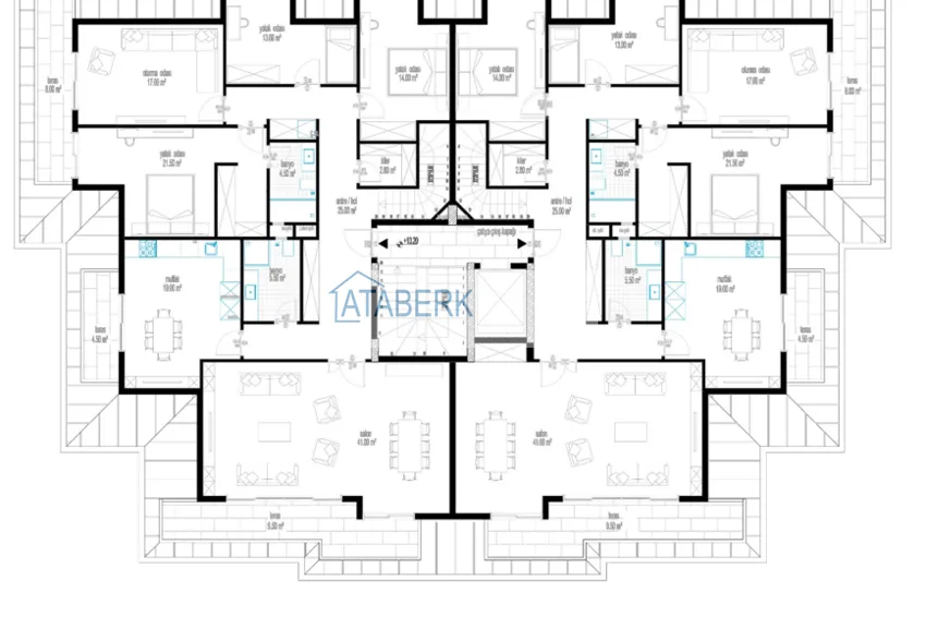Купить дешево Новый эксклюзивный жилой комплекс в Алании, район Оба - квартиры от застройщика 4 
