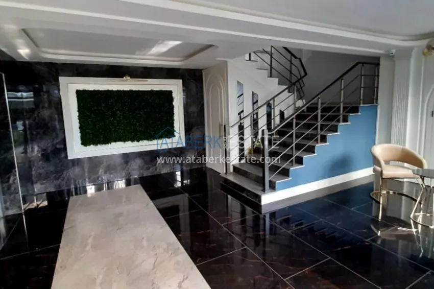 Новая квартира в Каргыджаке с боковым видом на море в молодом комплексе  13 