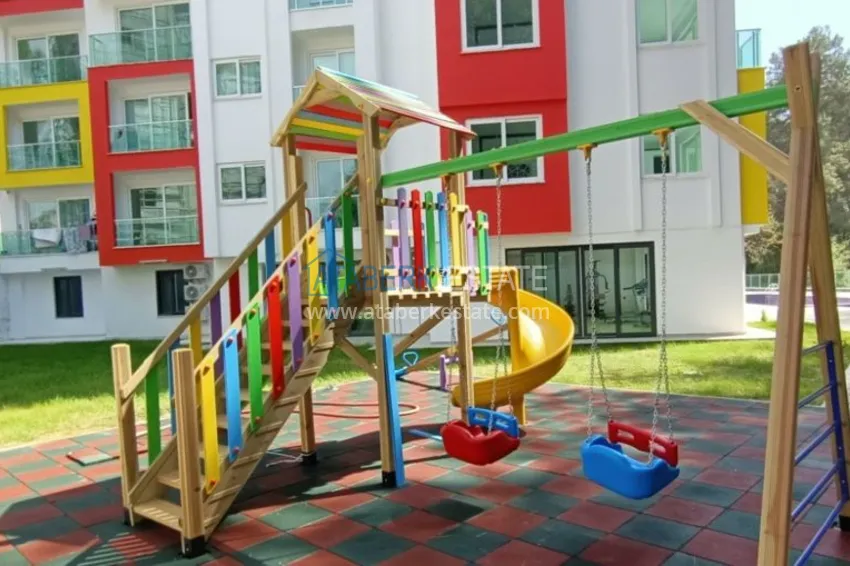 Квартиры в Авсалларе меблированные с видом на лес в современном комплексе  13 