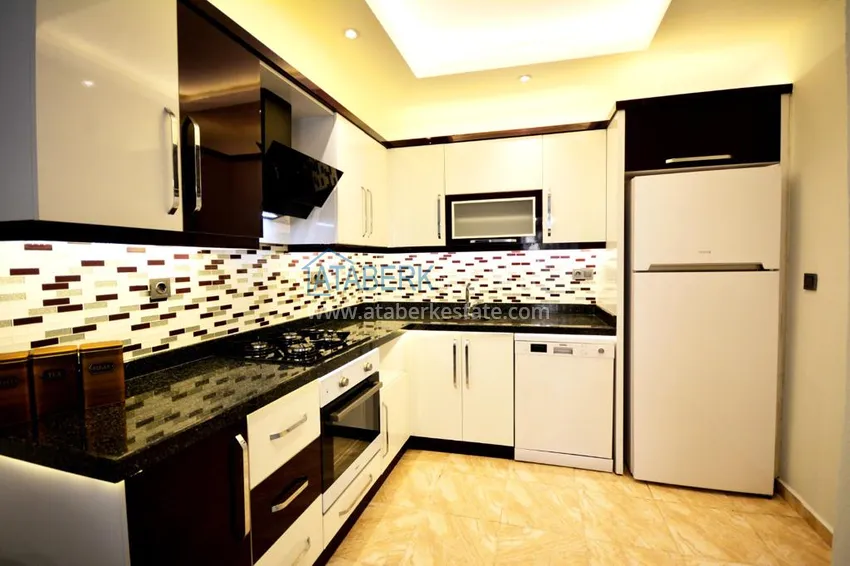 Квартира в Махмутларе с современной новой мебелью на центральной улице 2 