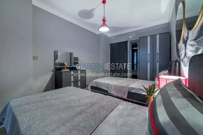 Приобрести Квартира в Махмутларе трехкомнатная со стильным интерьером  11 