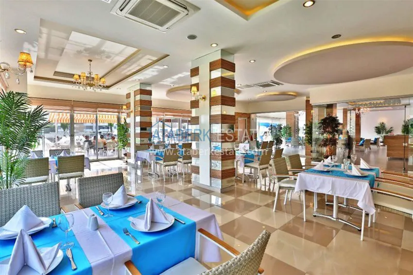 Пентхаус в Авсалларе двухуровневый в комплексе с частным пляжем  11 