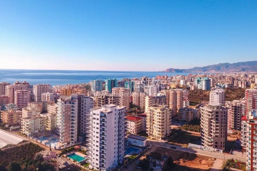 Квартира с мебелью в Махмутларе в благоустроенном комплексе 13 