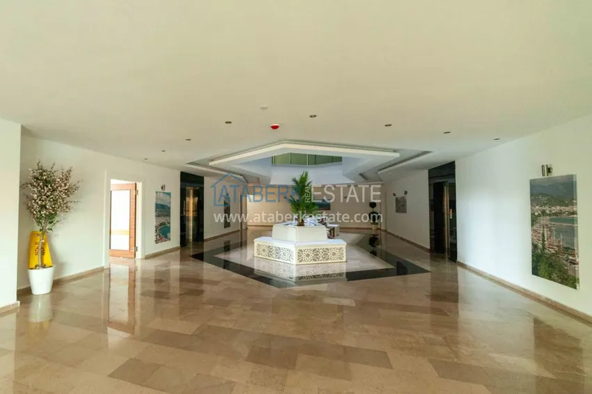 Квартира в Авсалларе с мебелью в благоустроенном комплексе  14 