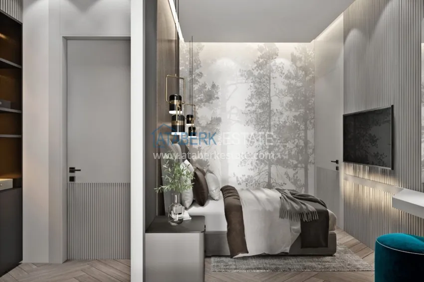Приобрести Элитные строящиеся виллы в Анталии район Дошемеалты с правом на гражданство 13 