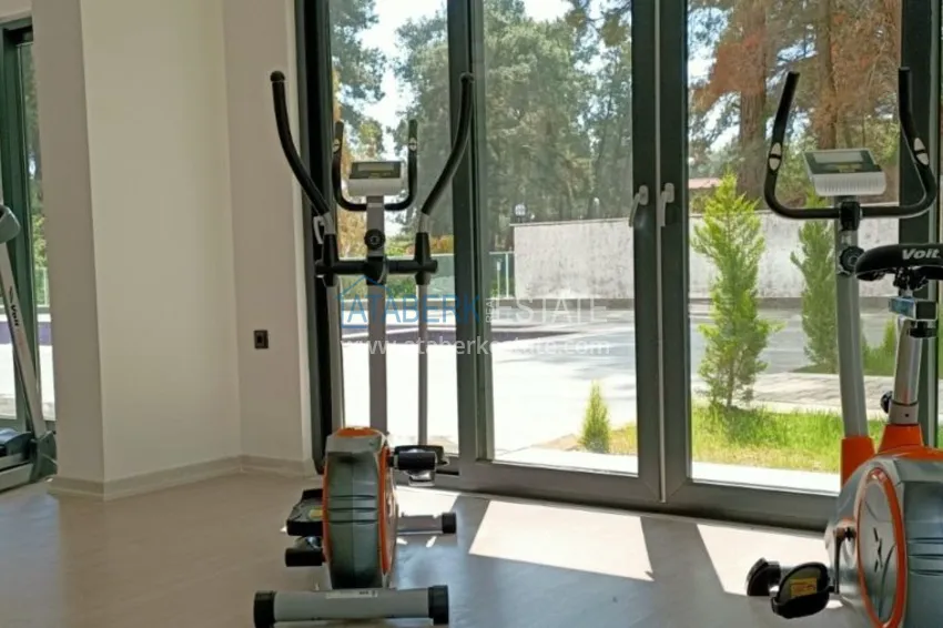 Квартиры в Авсалларе меблированные с видом на лес в современном комплексе  16 