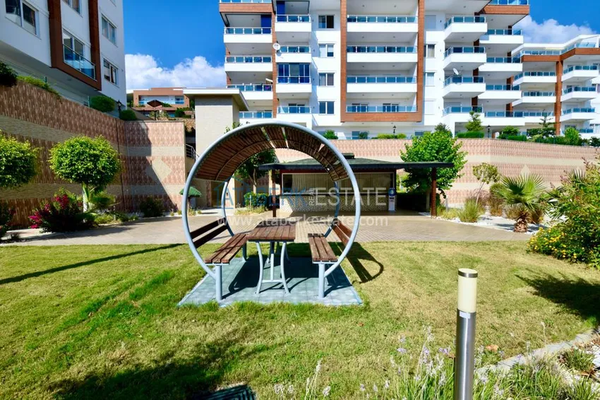 Садовый дуплекс в Каргыджаке в резиденции класса-люкс 12 