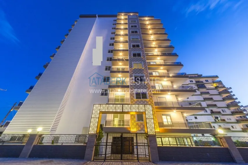 Квартира с мебелью в Махмутларе в благоустроенном комплексе 16 