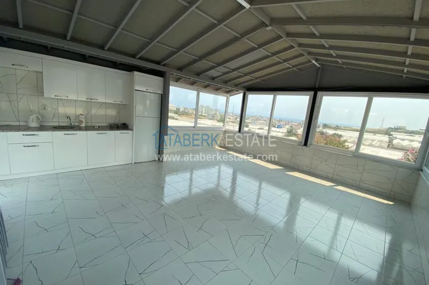 Квартира в Паялларе - Конаклы трехкомнатная с мебелью и видом на море 10 