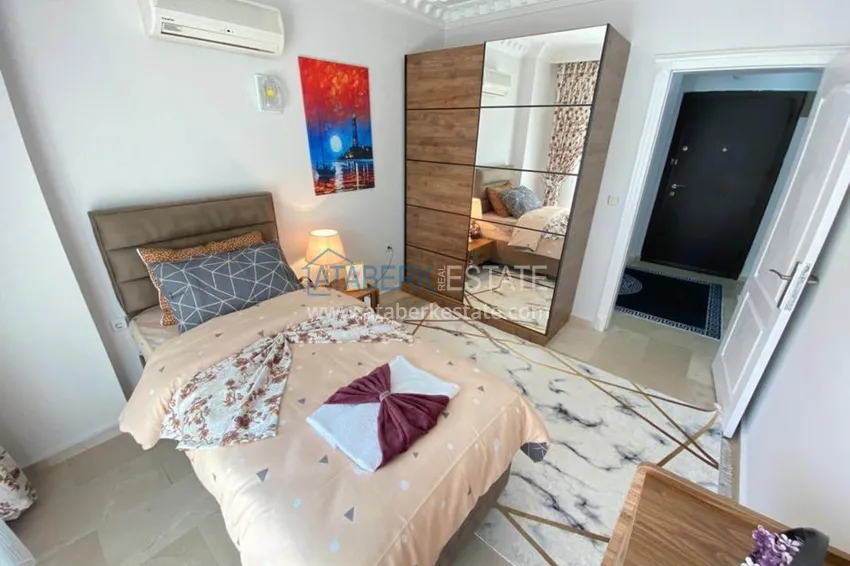 Приобрести Квартира в Махмутларе с современным интерьером, в комплексе рядом с морем 14 