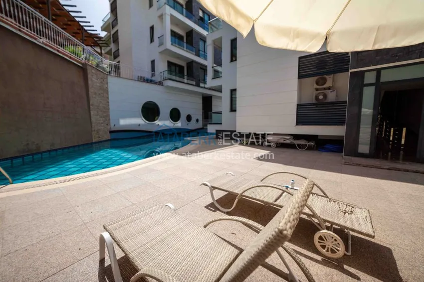 Видовая квартира в центре Алании в эксклюзивном комплексе  16 