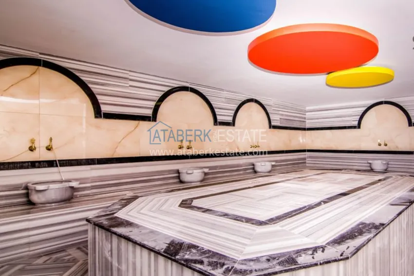 Квартиры в Авсалларе меблированные с видом на лес в современном комплексе  20 