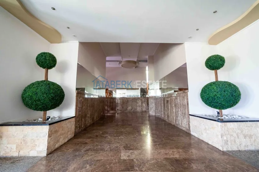 Видовая квартира в центре Алании в эксклюзивном комплексе  18 