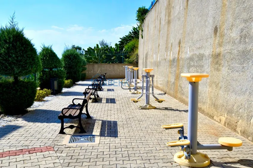 Садовый дуплекс в Каргыджаке в резиденции класса-люкс 20 