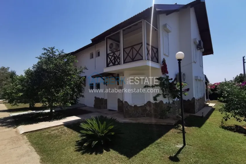 Вилла в районе Демирташ с мебелью, садиком и великолепным видом на море  1 