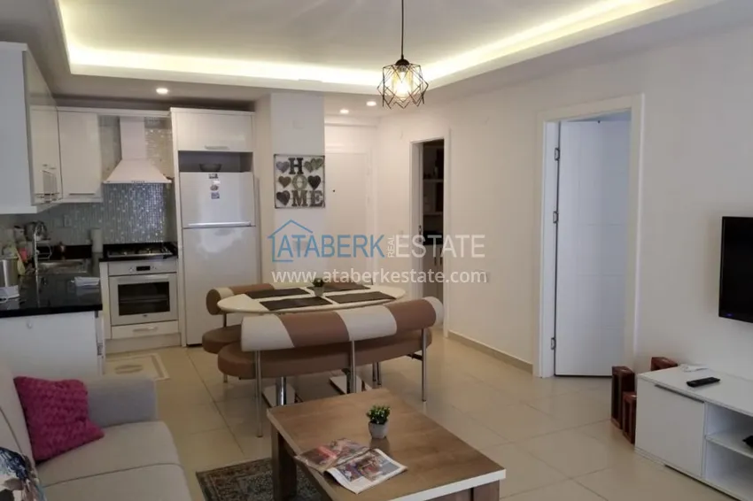 Приобрести Квартира в Авсалларе с мебелью в благоустроенном комплексе  1 