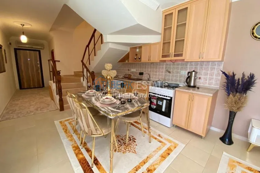 Приобрести Таунхаус в районе Демирташ с мебелью и открытым видом на море  1 