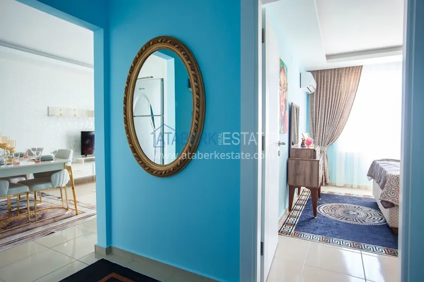 Приобрести Квартира в Махмутларе после ремонта, новая мебель, вид на море 1 