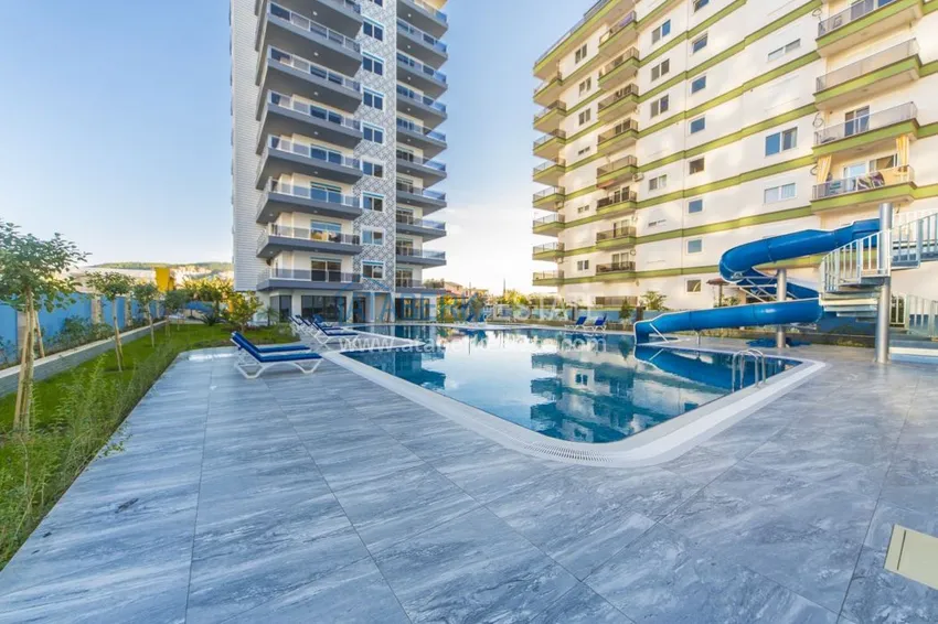 Квартира с мебелью в Махмутларе в благоустроенном комплексе 2 