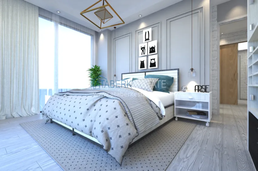 Приобрести Новый элитный проект жилого комплекса в Алании – горный район Тепе 4 