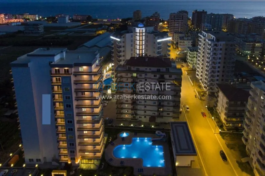 Квартира с мебелью в Махмутларе в благоустроенном комплексе 19 