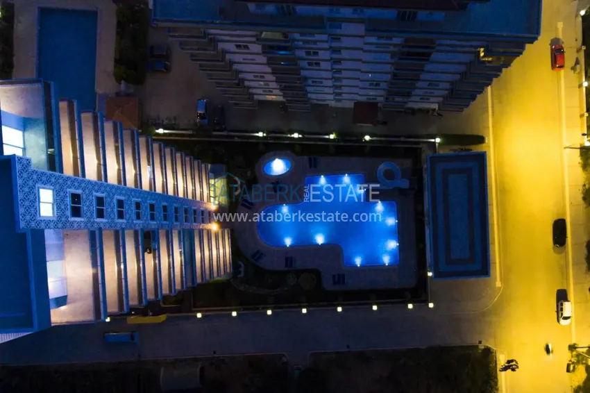 Квартира с мебелью в Махмутларе в благоустроенном комплексе 20 