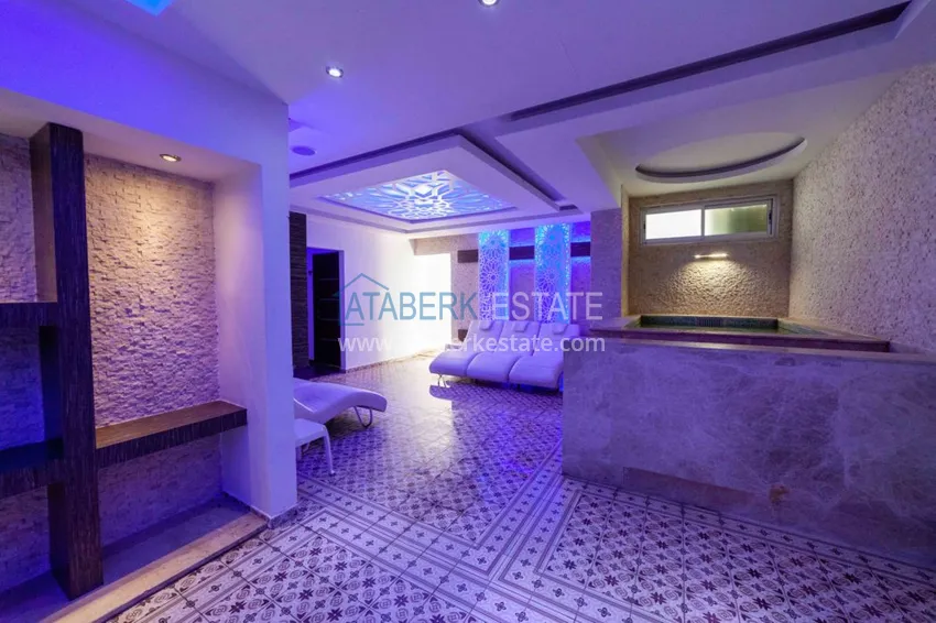 Квартира в Авсалларе с мебелью в благоустроенном комплексе  23 