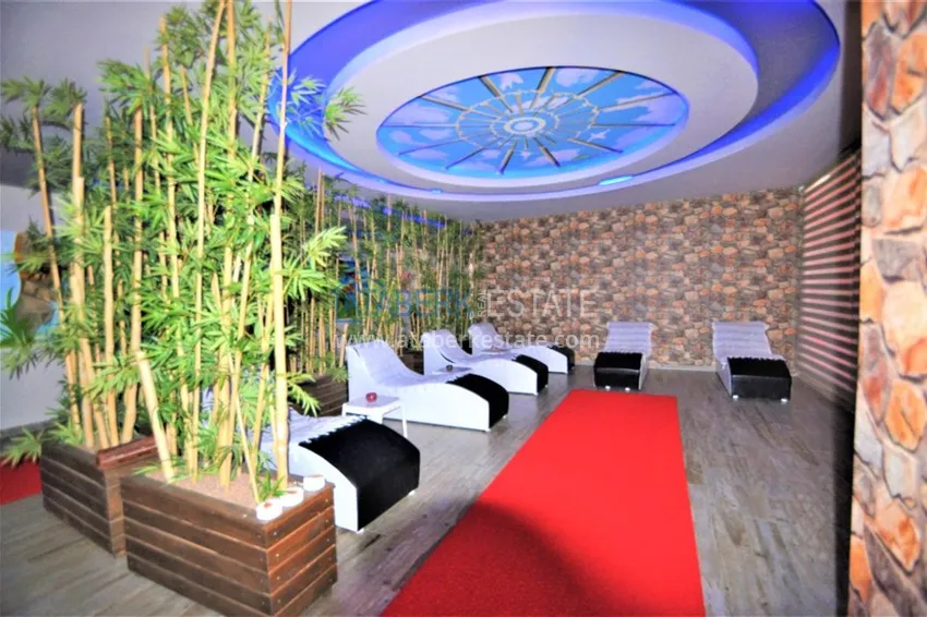 Квартира-студия в Алании район Кестель в комплексе комфорт-класса 23 