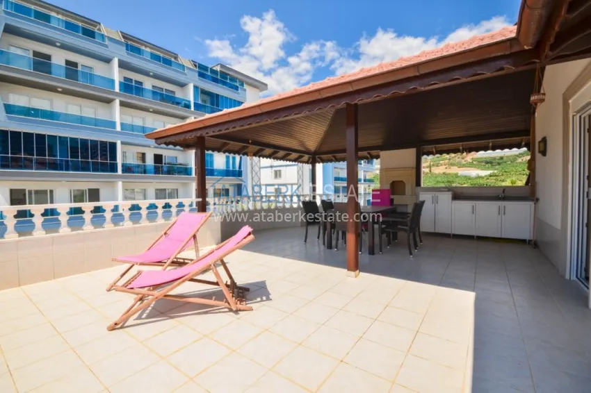 Приобрести Вилла в Махмутларе с мебелью, видом на море и горы – гражданство 21