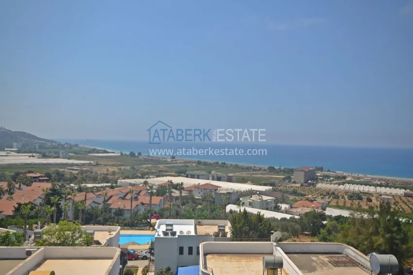 Приобрести Трехуровневая смежная вилла в районе Демирташ с собственным садом 26 