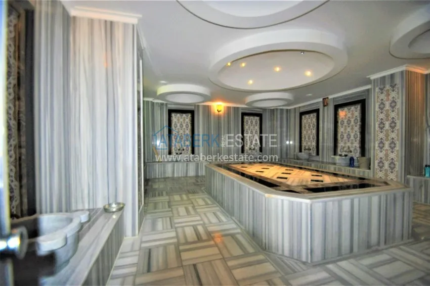 Квартира-студия в Алании район Кестель в комплексе комфорт-класса 24 