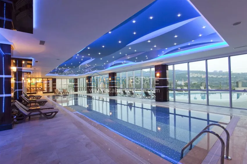 Садовый дуплекс в Каргыджаке в резиденции класса-люкс 29 